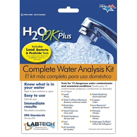 how to test water hardness lowes|home water testing kits lowe's.